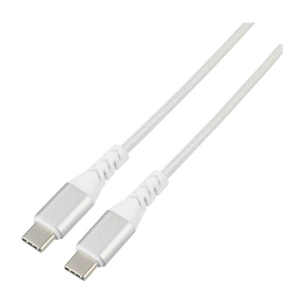 Platinum USB-C - USB-C-kabel 1 M, hvid