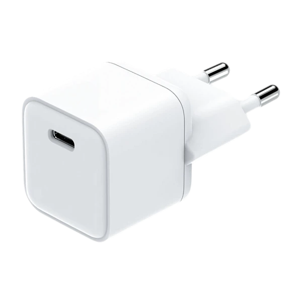 30 W GaN USB-C hurtigoplader 1 port hvid