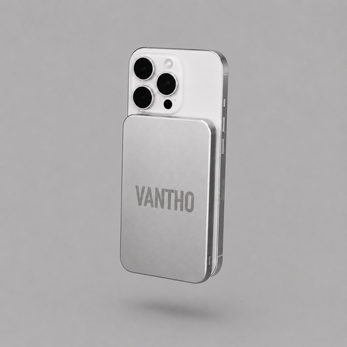 VANTHO Edge 5000mAh Magsafe Silver