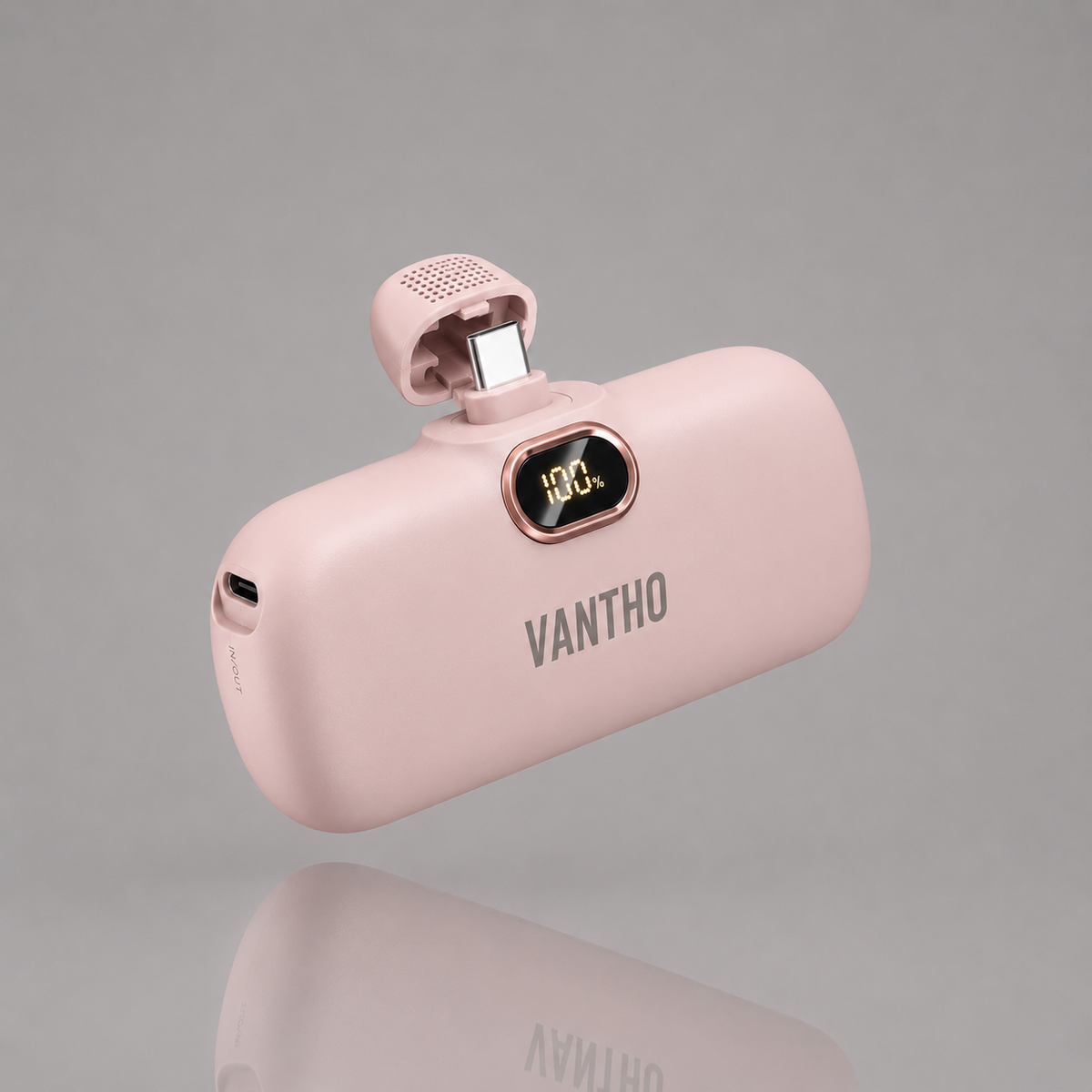 VANTHO Compact 5000mAh Pink
