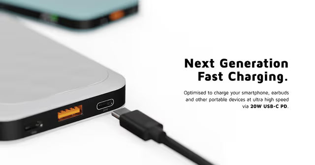 Xtorm 20W Fuel Series 10000mAh powerbank (hvid)