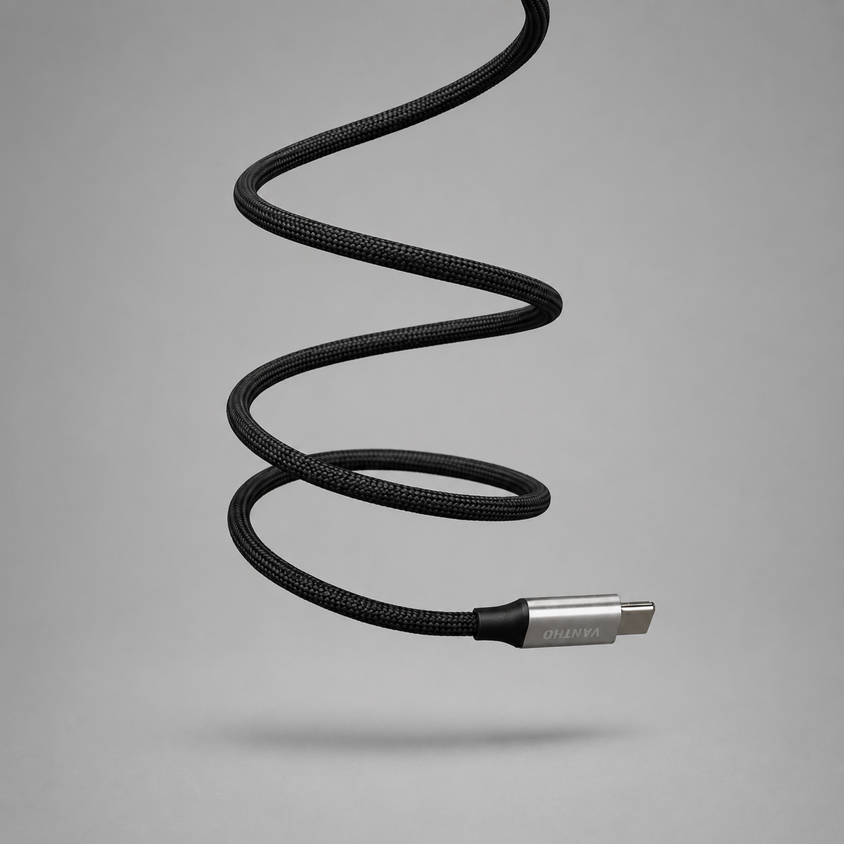 VANTHO FLEX Usb c/c 1m Black