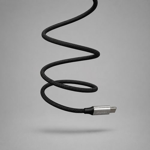 VANTHO FLEX Usb c/c 1m Black